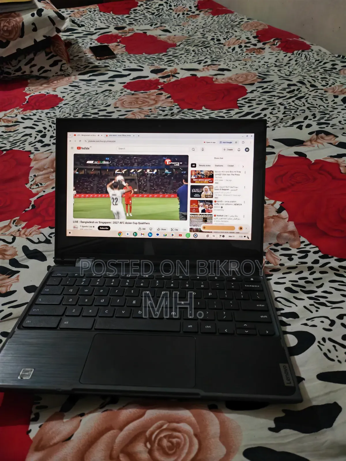Laptop Lenovo 500e 4GB RAM Intel Celeron 32GB SSD