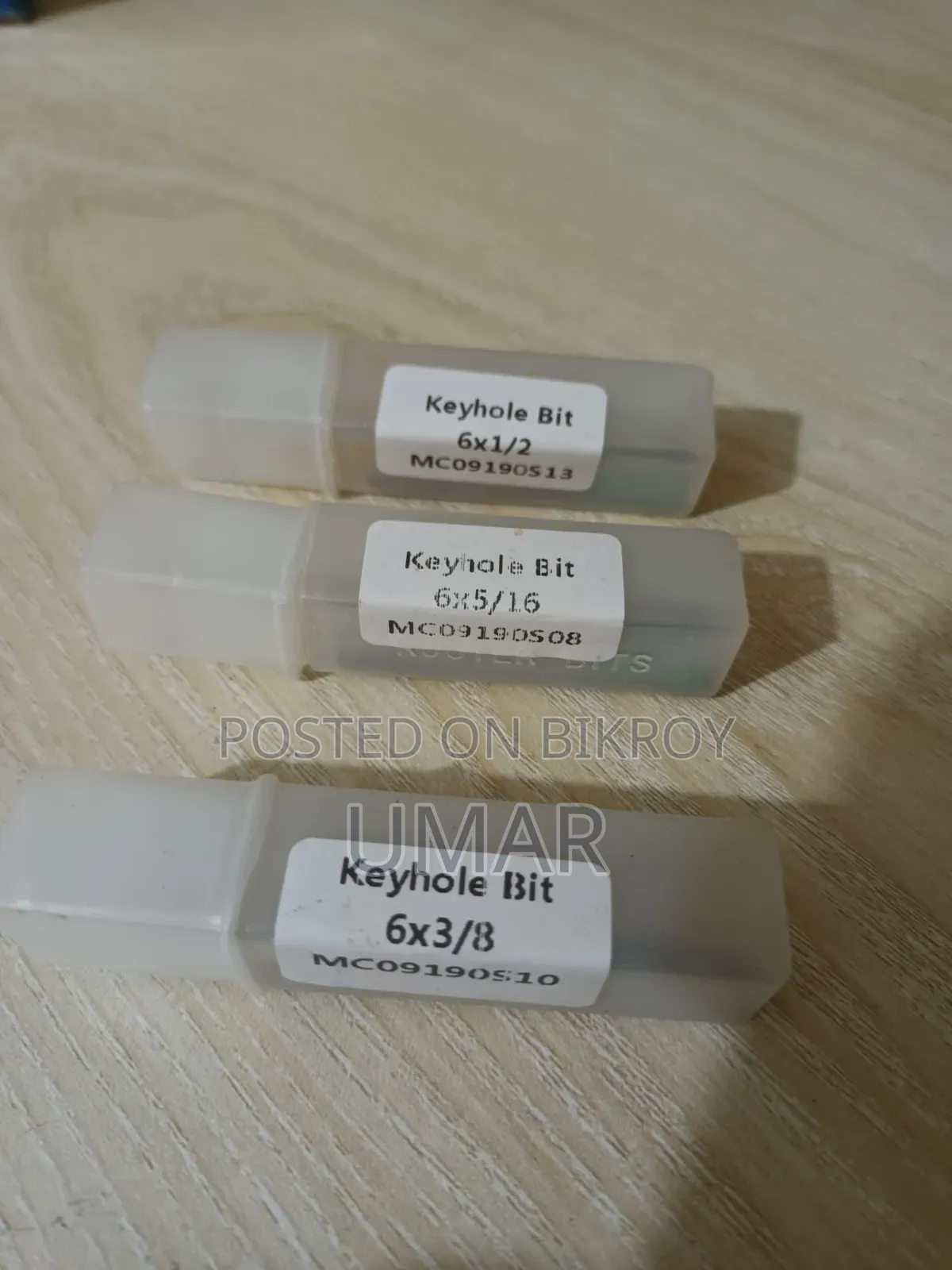 Keyhole Bit/ T Hole Router Bit Size (6mm) 6*38, 6*5 /16 1.5 Inch