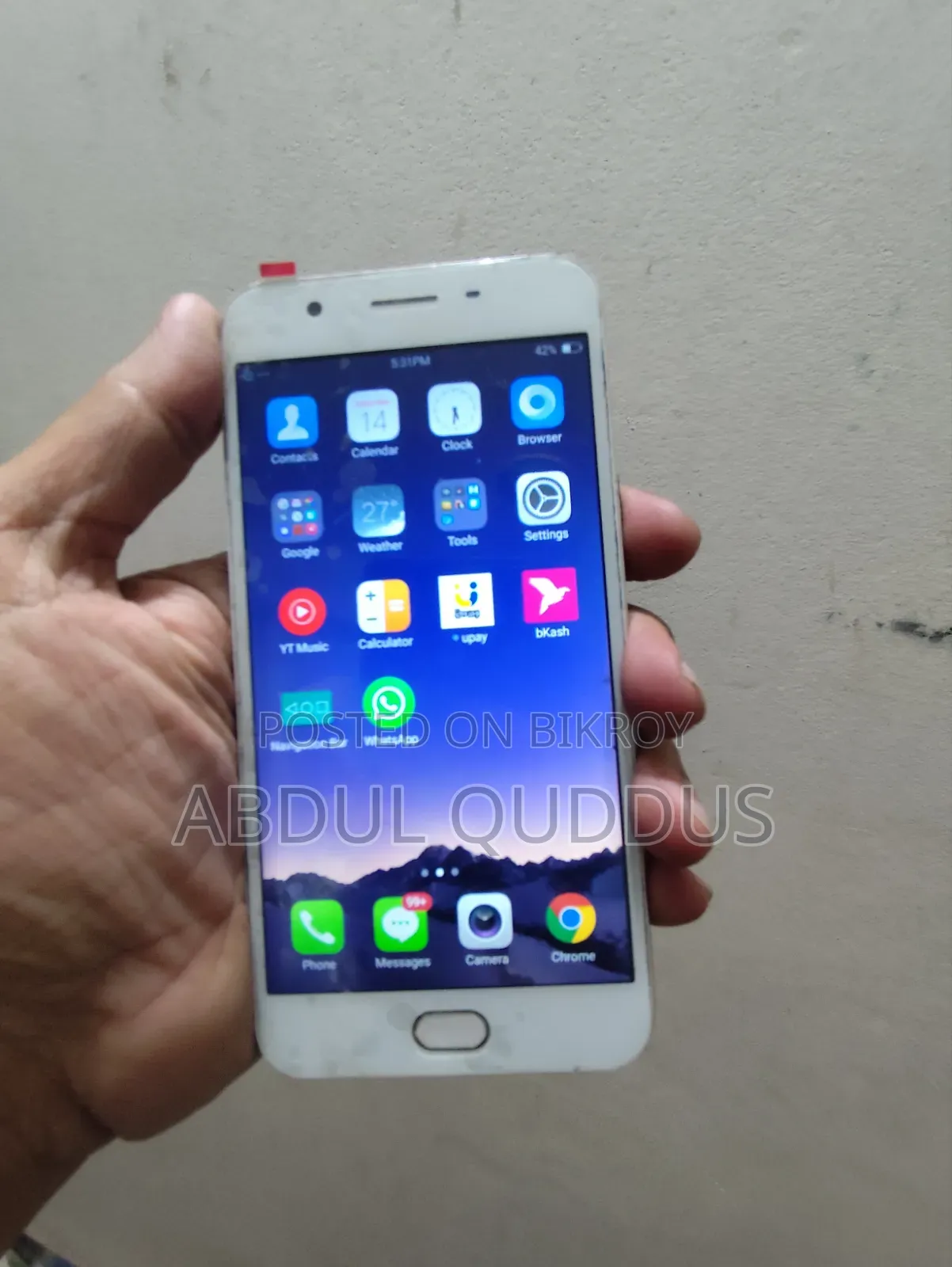 Oppo F1s 32 GB Rose Gold
