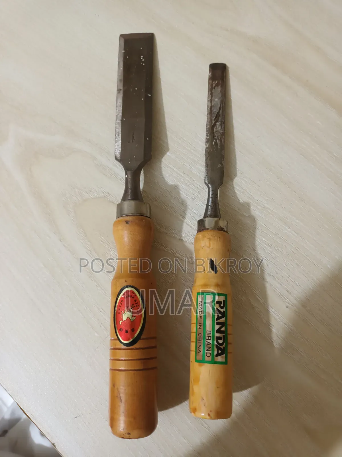 Chisel / 2 Pieces 1 inch & 1/2 inch