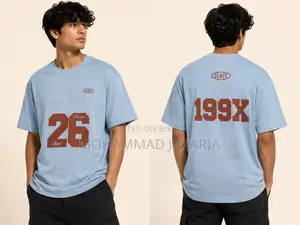 2 PCS Drop Shoulder T-Shirt 600 Taka | 220 GSM 100% Cotton