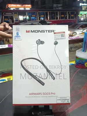 নেকব্যান্ড ওয়্যারলেস গেমিং হেডফোন