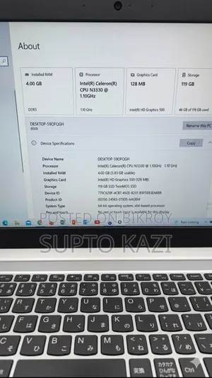 Laptop Lenovo IdeaPad 320 4GB Intel Core I3 SSD 128GB