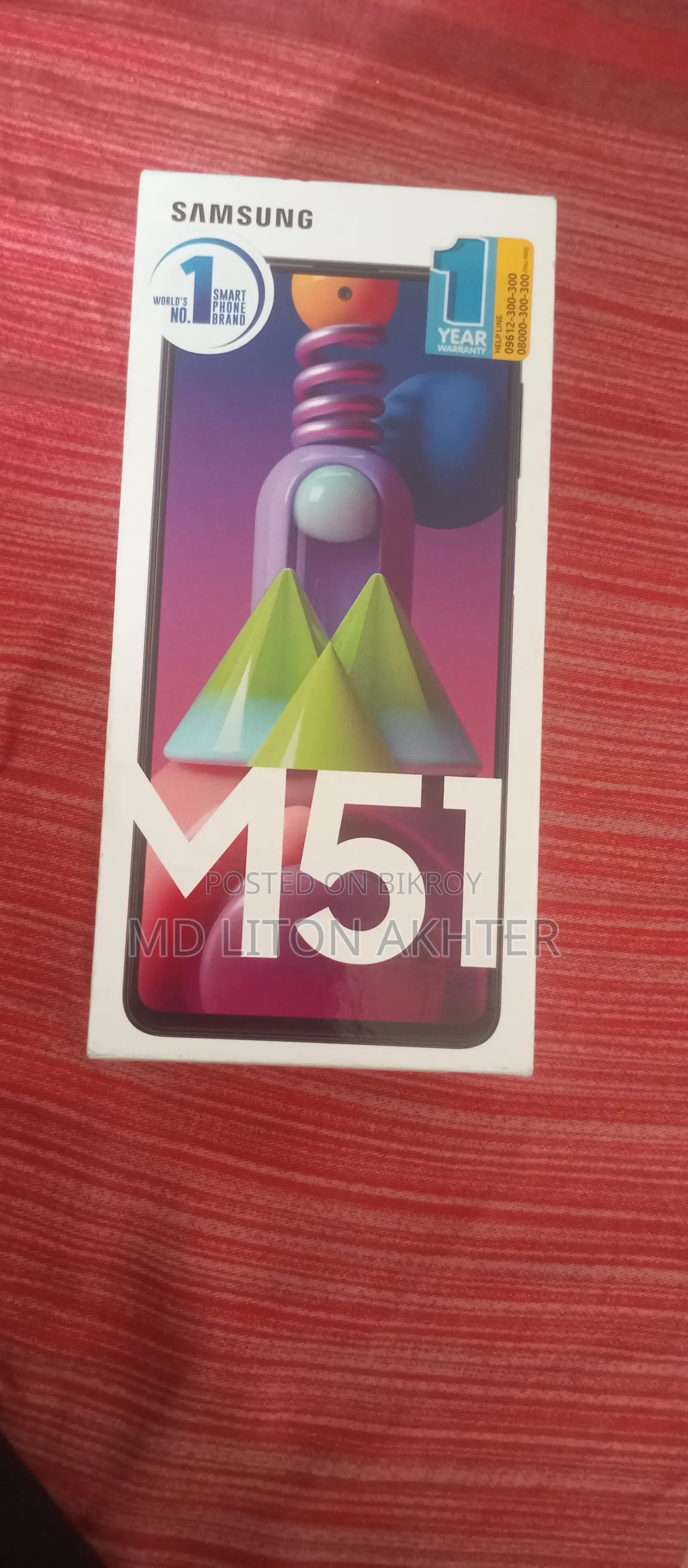 New Samsung Galaxy M51 128 GB Black