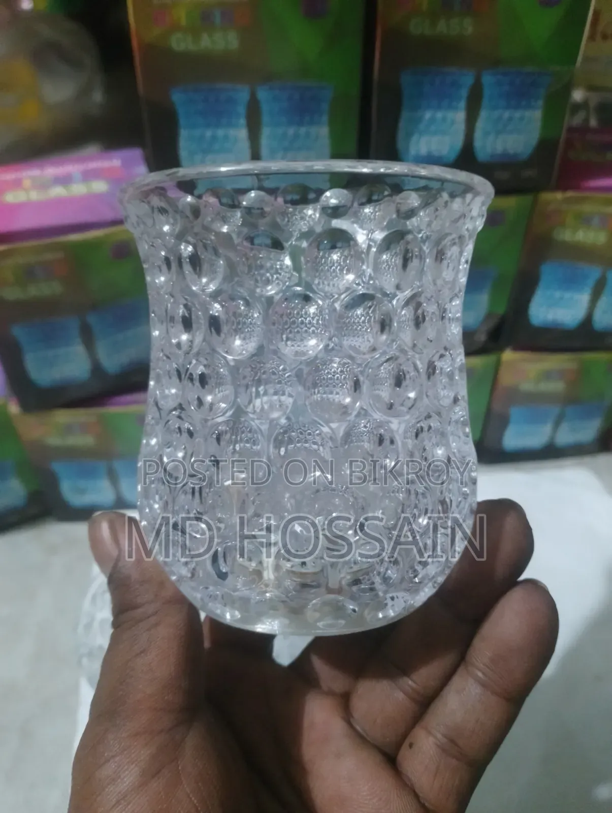 Bubble Design Glass