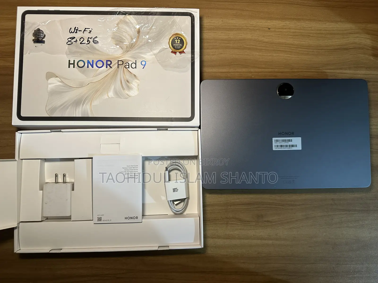 Honor Pad 9 256 GB Gray