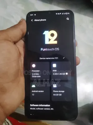 Vivo Y21 64 GB Blue