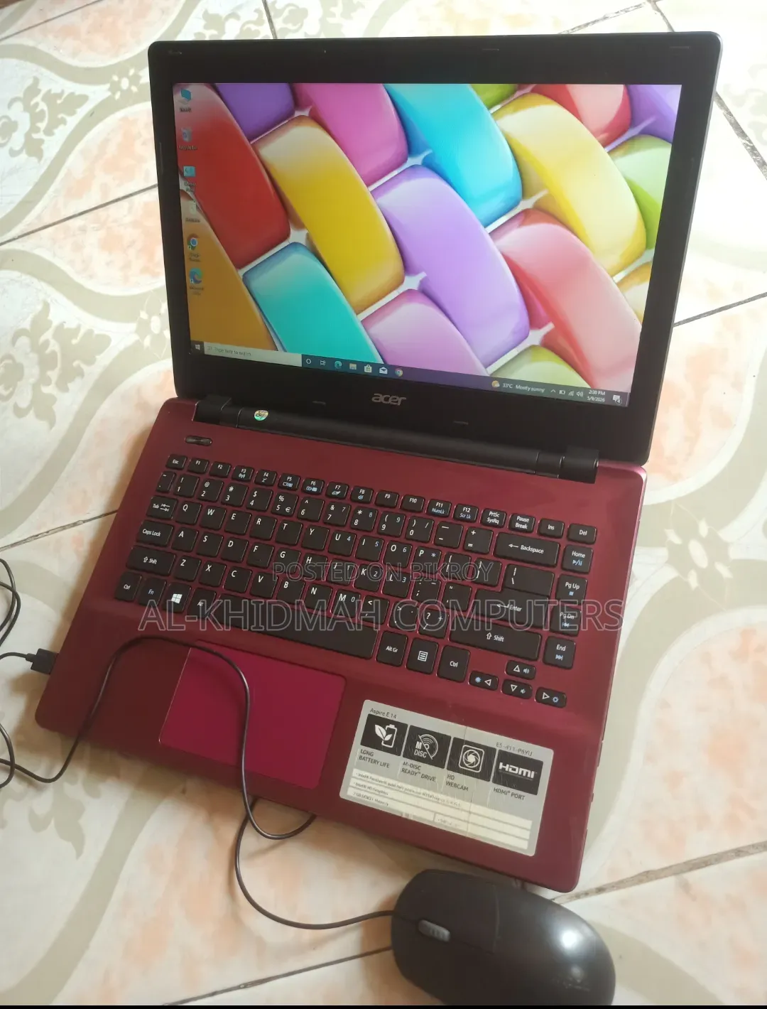 Laptop Acer 4GB Intel HDD 500GB