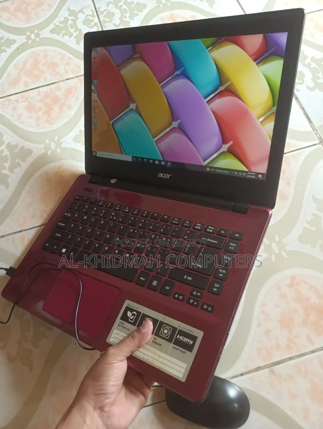 Laptop Acer 4GB Intel HDD 500GB
