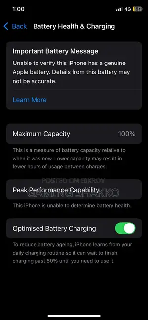 Apple iPhone XS 64 GB Gold