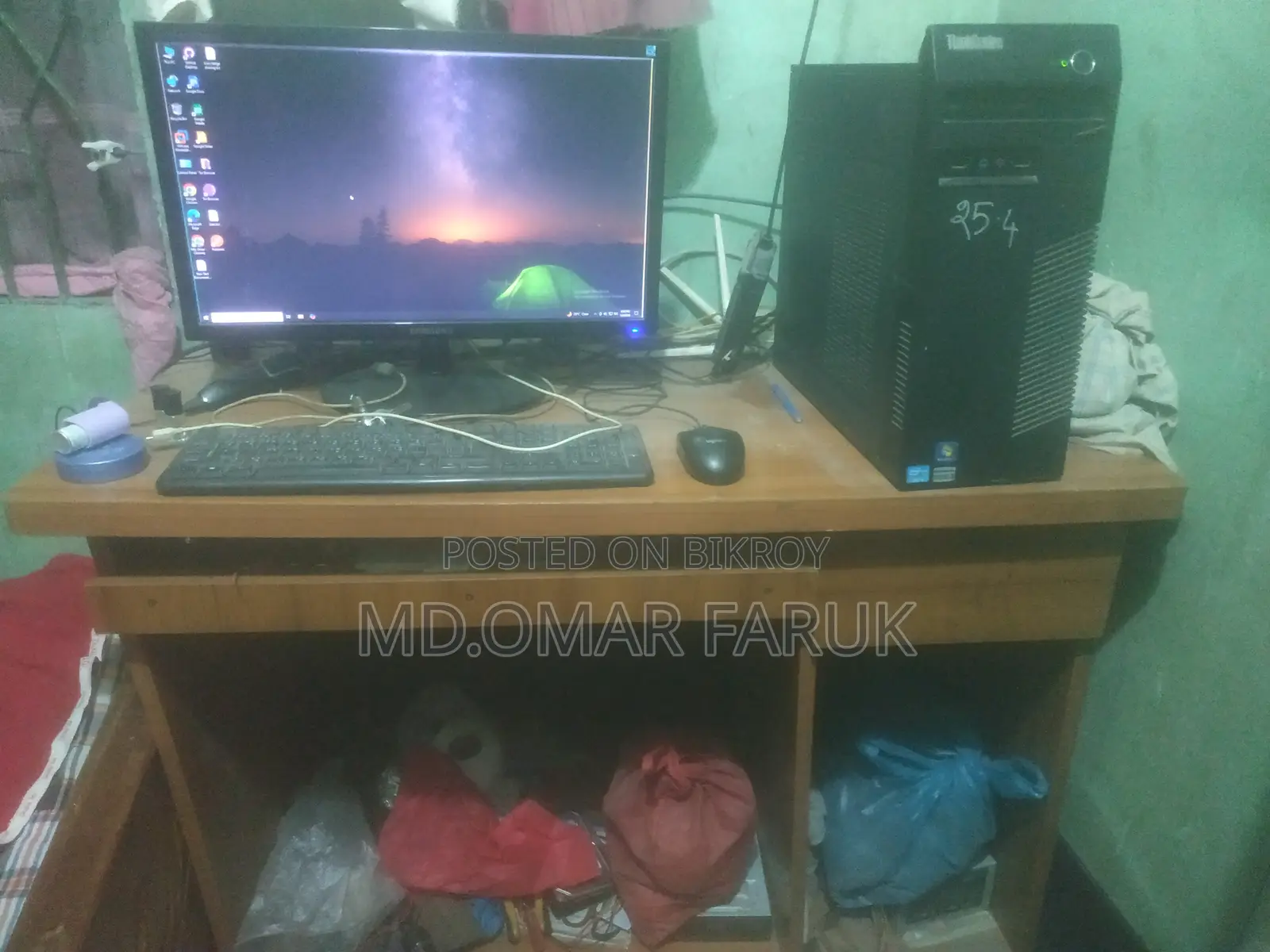 Desktop Computer Lenovo 12GB Intel Core I5 HDD+SSD 750GB