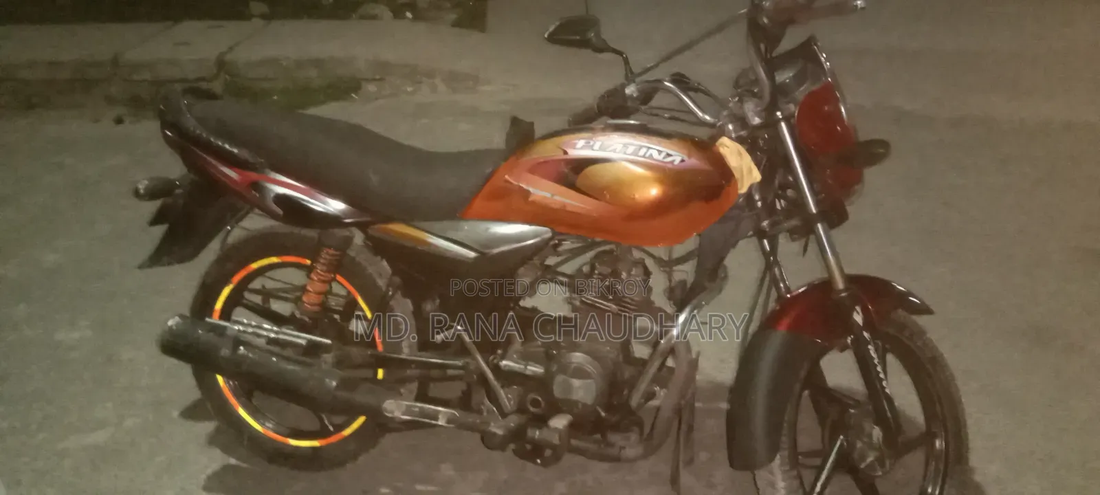 Bajaj Platina 100 2012 Red