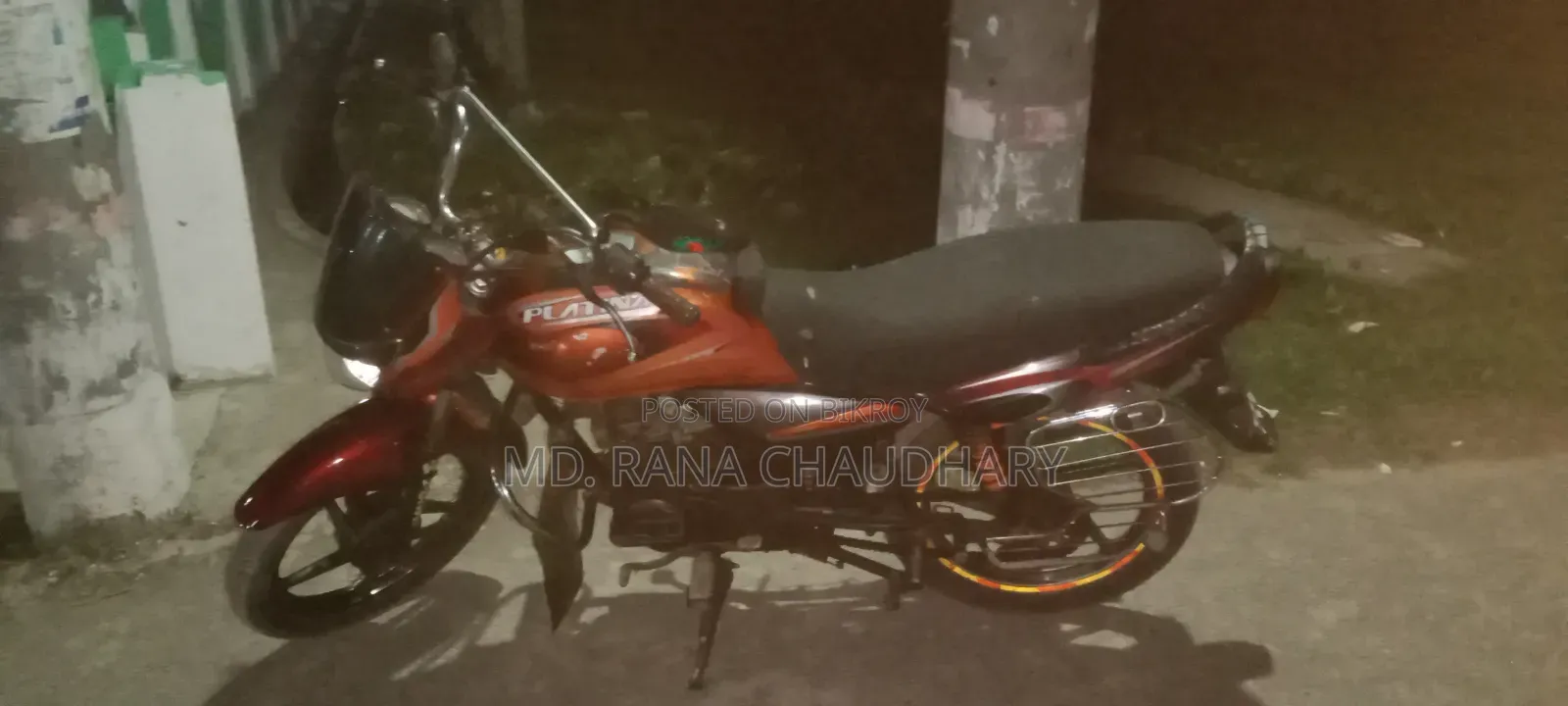 Bajaj Platina 100 2012 Red