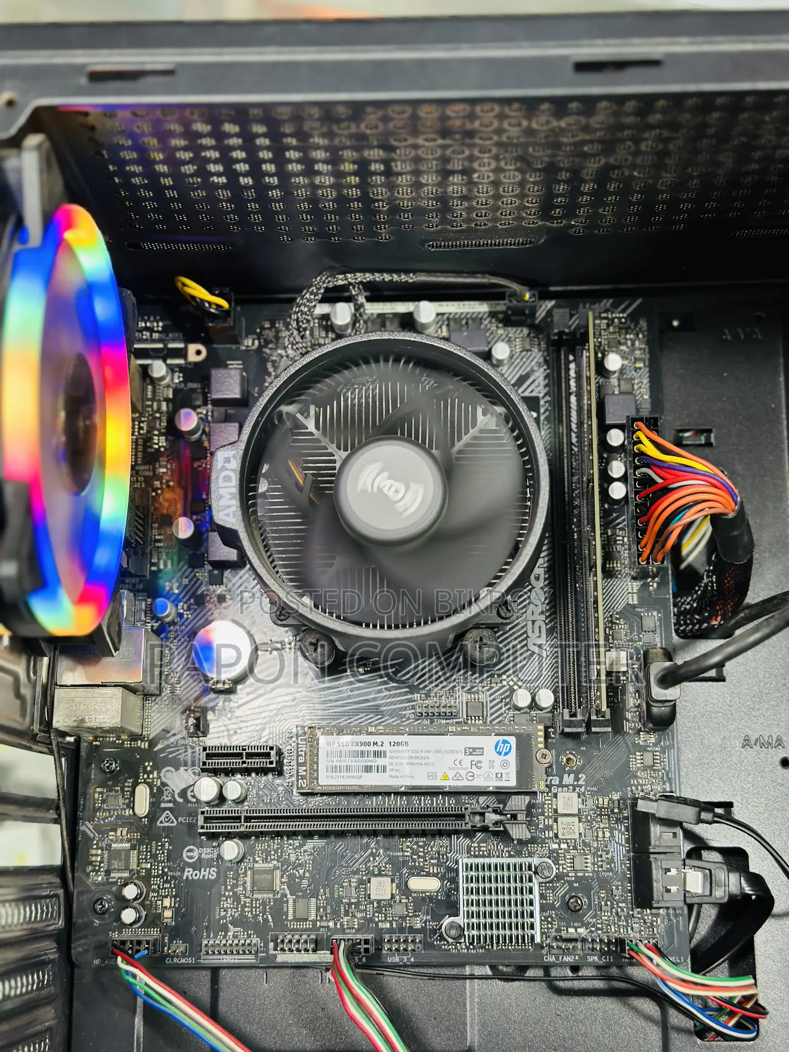 Desktop Computer 8GB AMD Ryzen 5 HDD+SSD 128GB