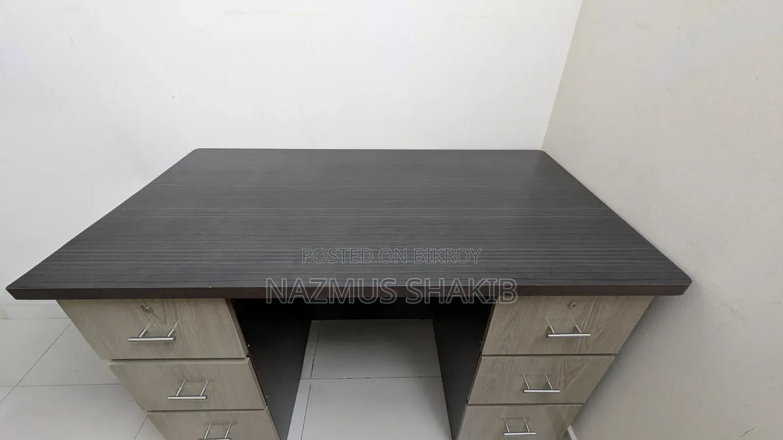 ২, ৩ জনের জন্য বড় স্টাডি টেবিল