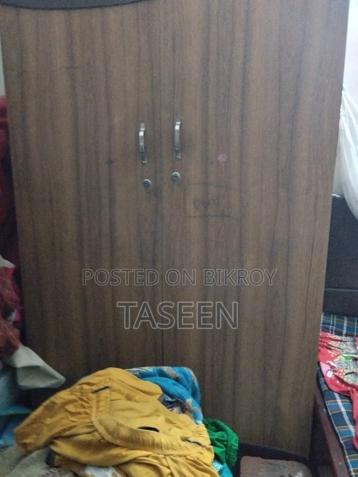 High-Quality Otobi Two-Door Wardrobe with Spacious Shelves