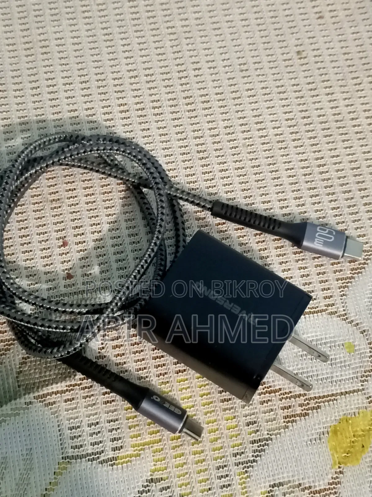 Riversong 20W Fast Charger + Geeoo 60W C to C Cable