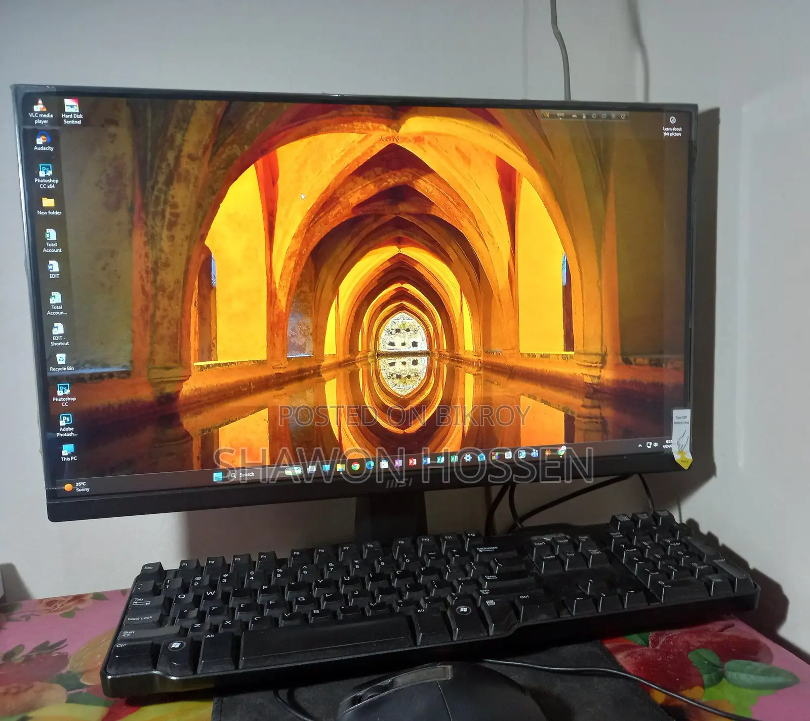 Desktop Computer MSI Model 16GB Intel Core I5 HDD+SSD 128GB