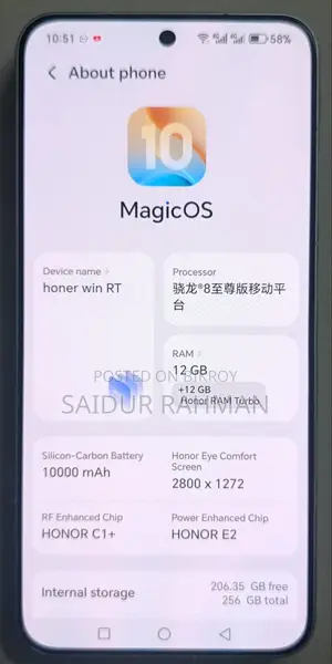 New Honor 256 GB White