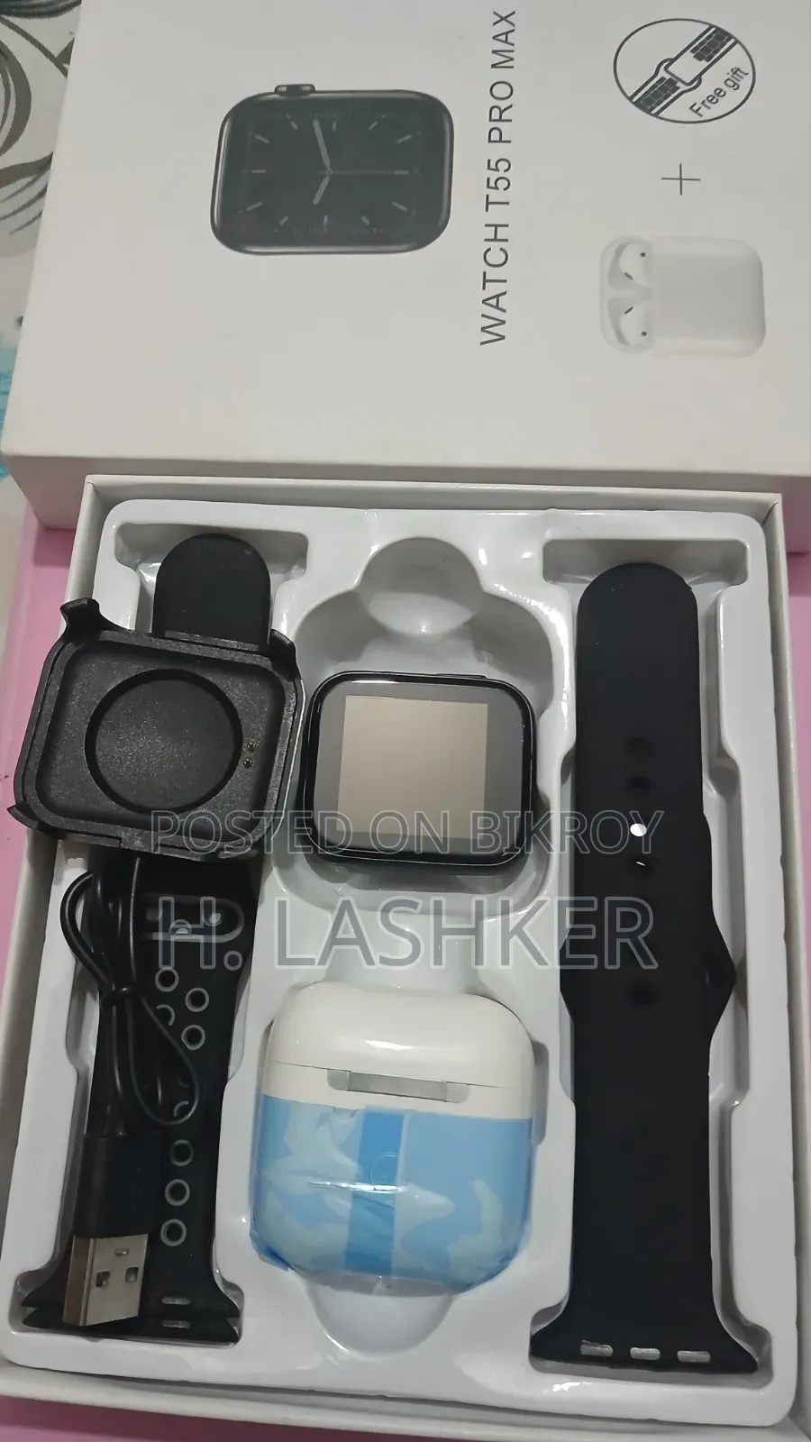 Smart With Compatible Bluetooth Head Phone