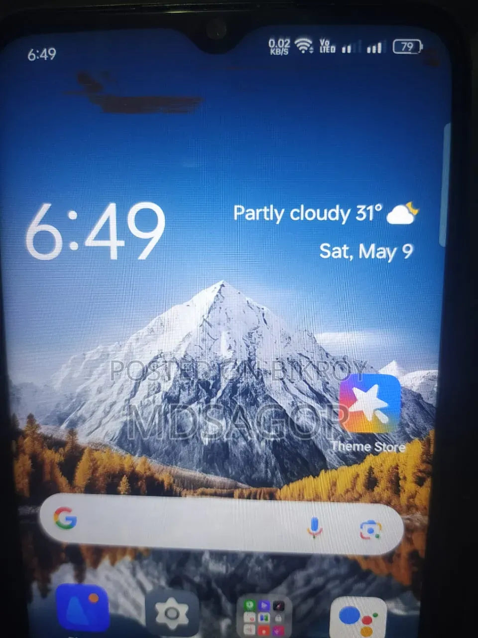 Oppo A77s 128 GB Yellow