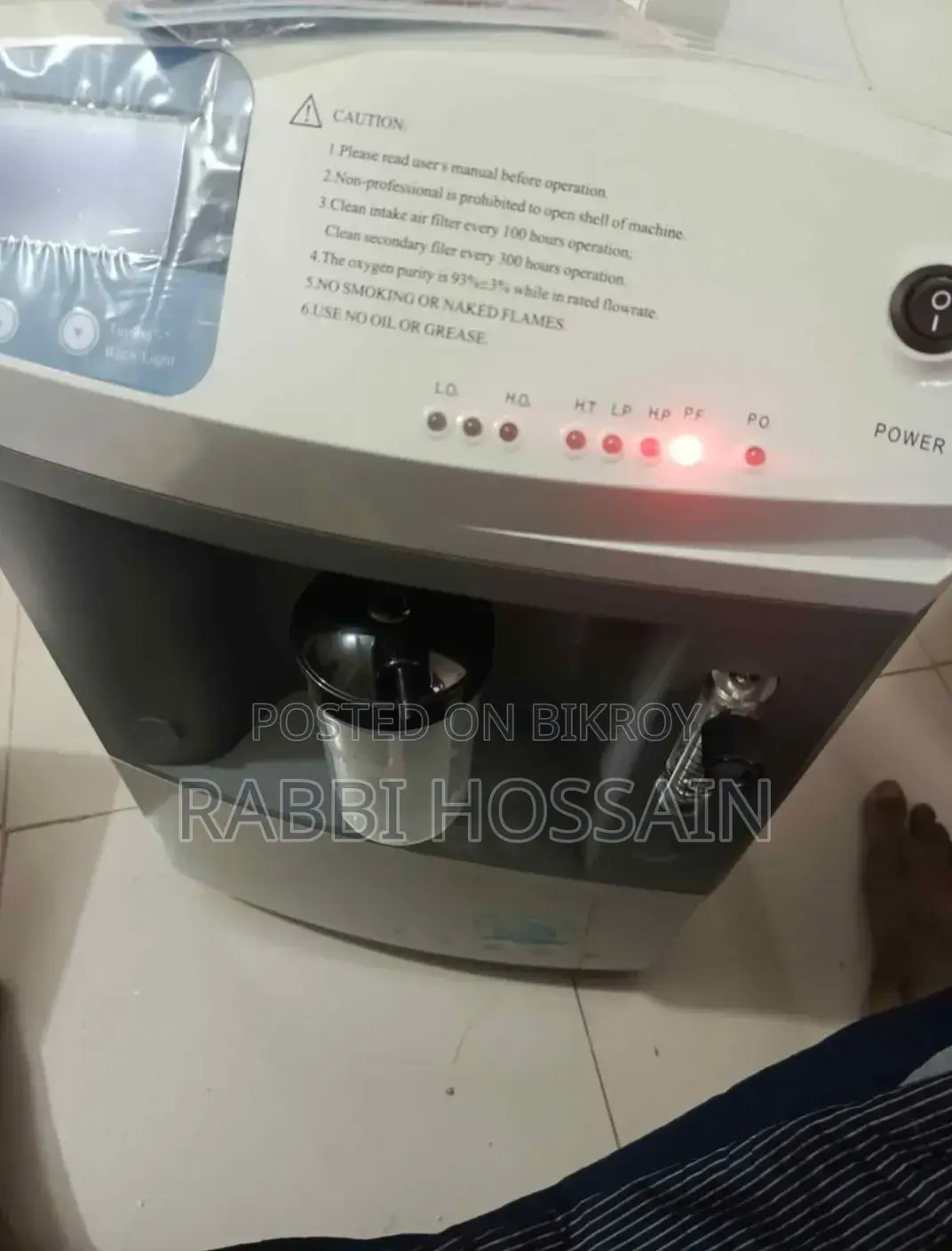 Oxygen Concentrator 10 LTR Longfian