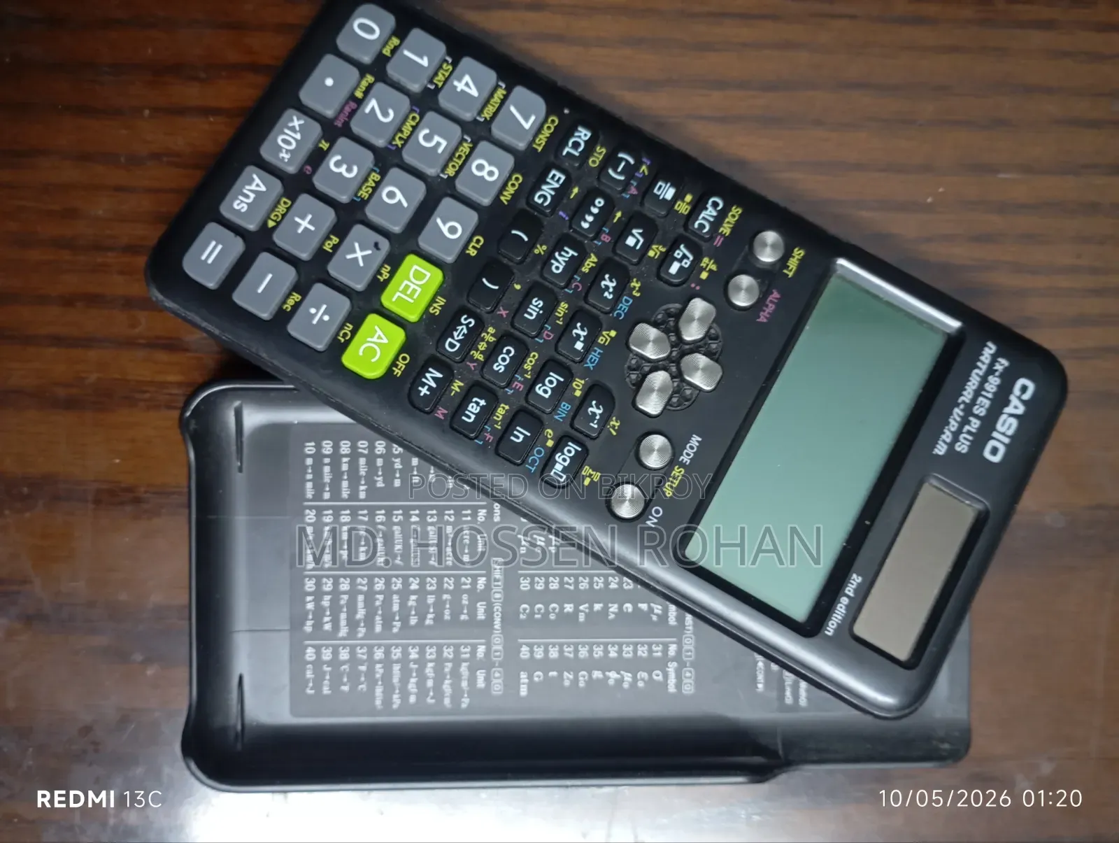 Casio Fx-991es Plus (2nd Edition) - Original Scientific Calculator