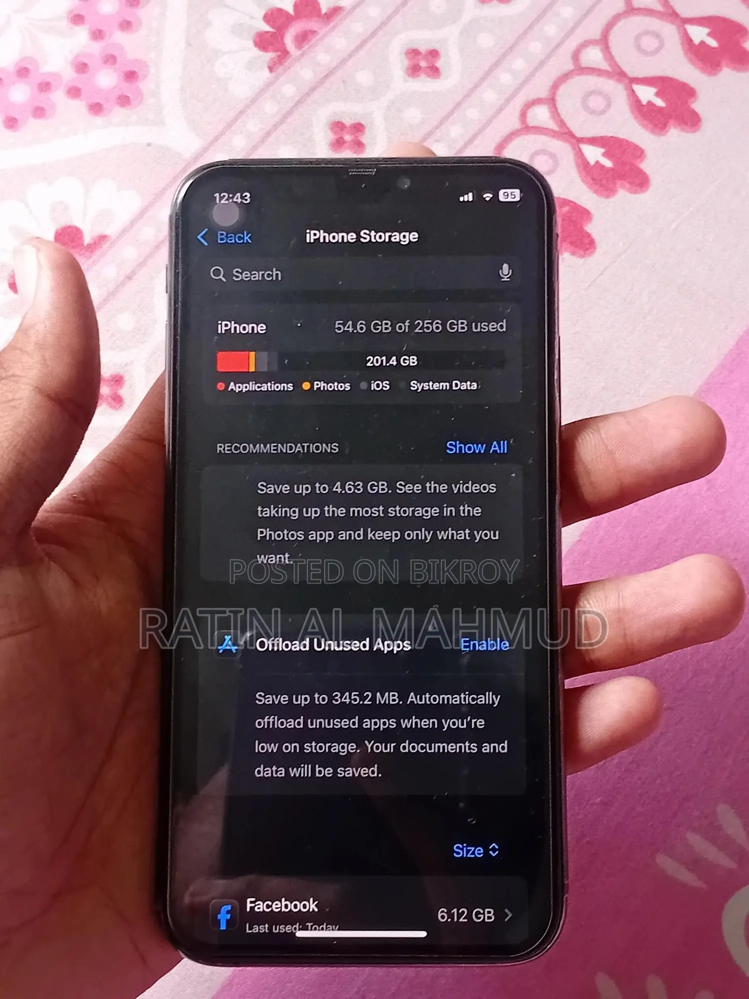 Apple iPhone XS 256 GB Black