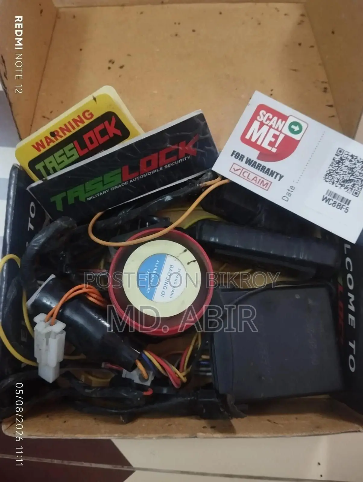 Tasslock Tracker Lock