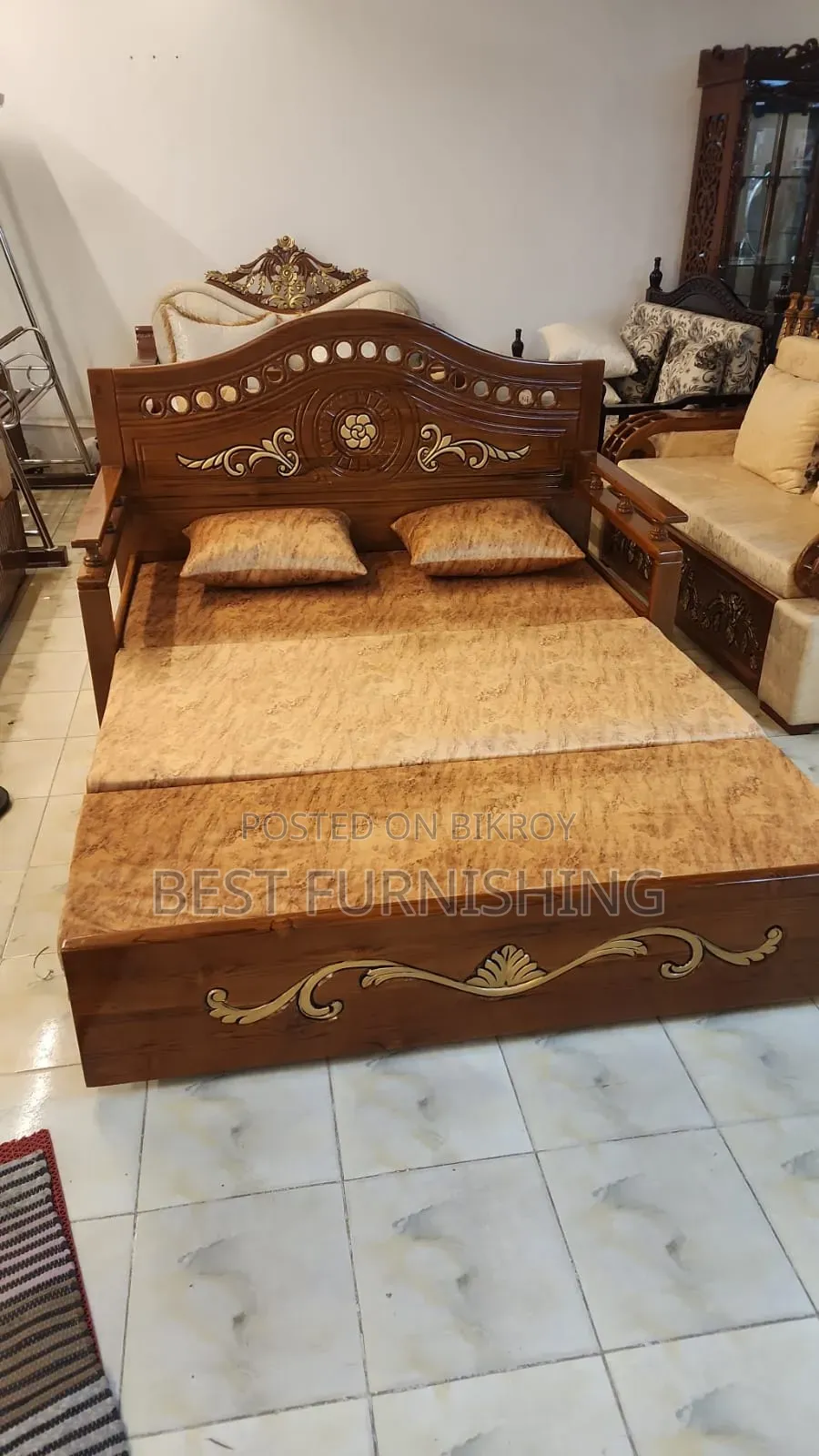 Sofa Cum Bed (Chittagong Teak Wood)
