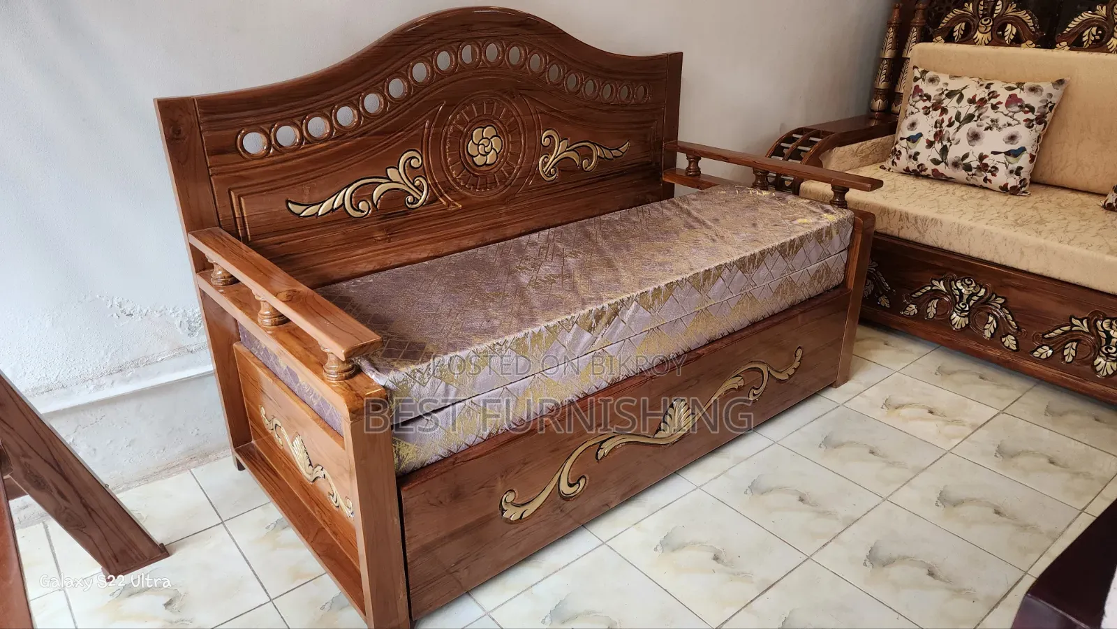 Sofa Cum Bed (Chittagong Teak Wood)