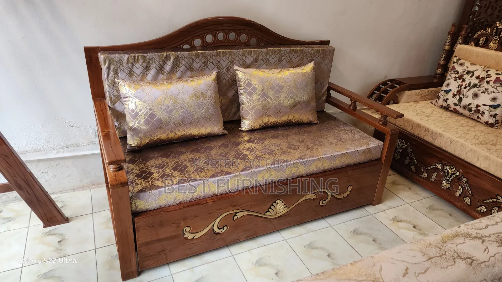 Sofa Cum Bed (Chittagong Teak Wood)