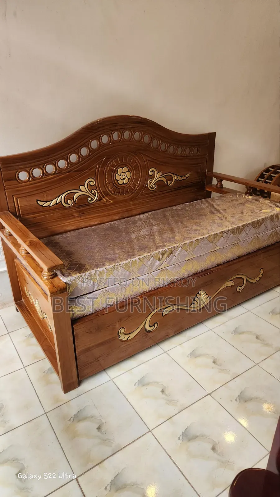Sofa Cum Bed (Chittagong Teak Wood)