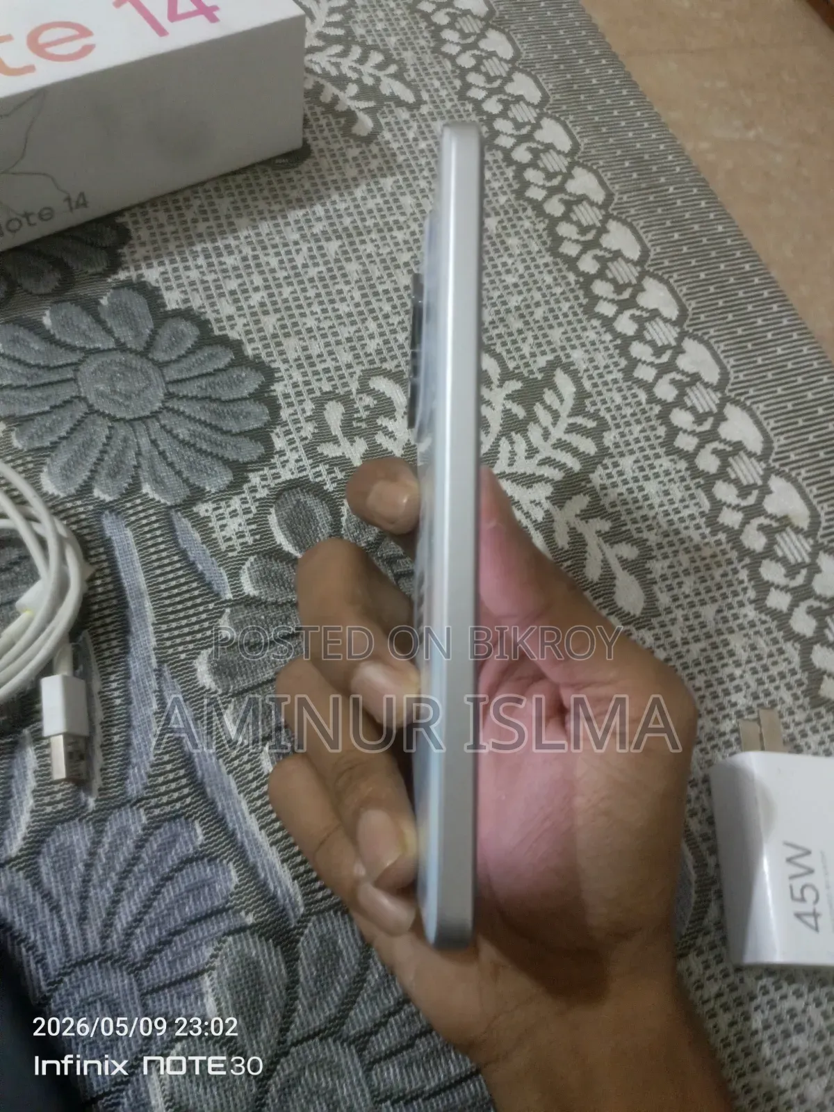New Xiaomi Redmi Note 14 5G 256 GB White