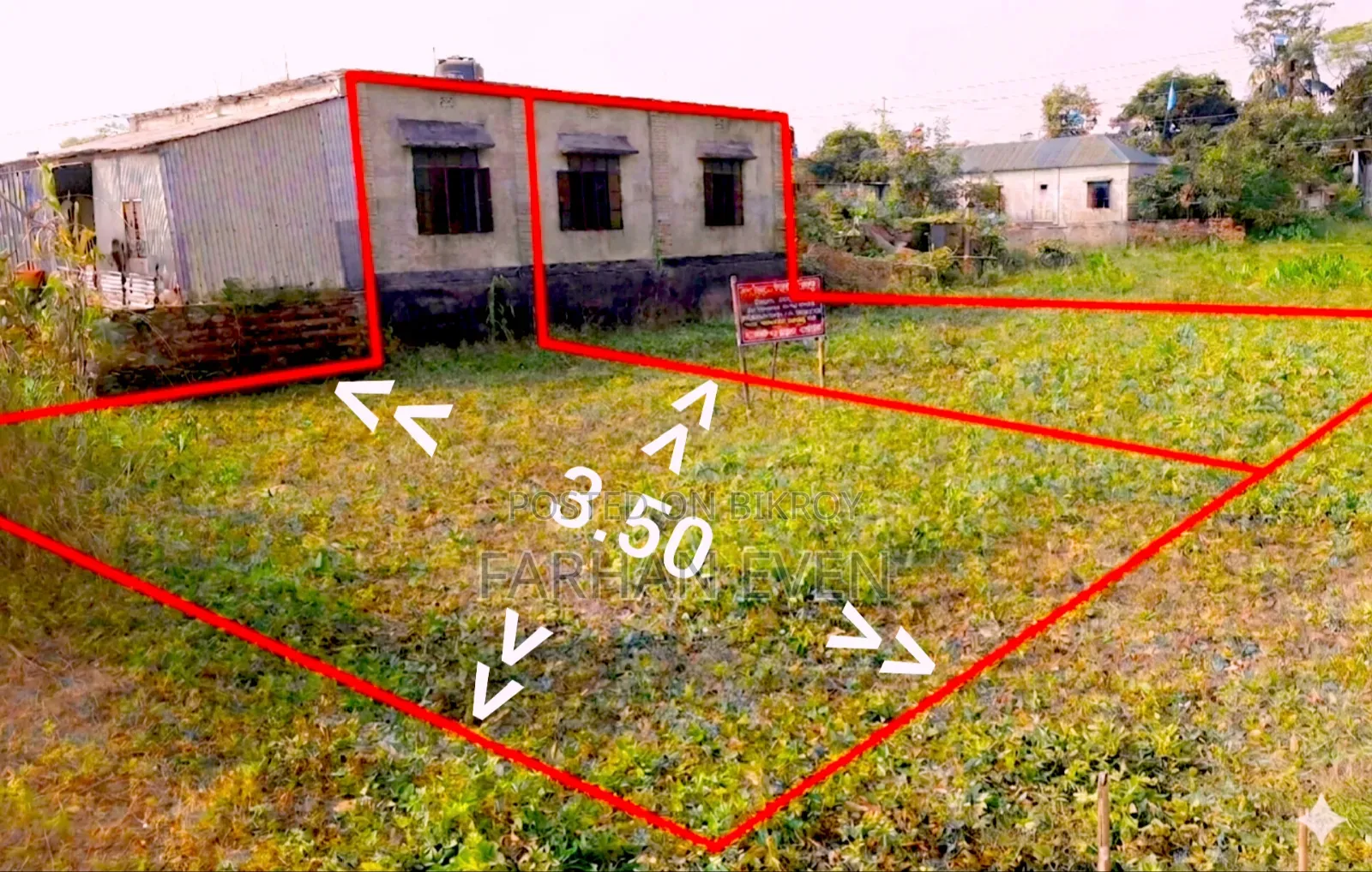 3.50 Decimal Land for Sale in Dhamrai Dhulibita