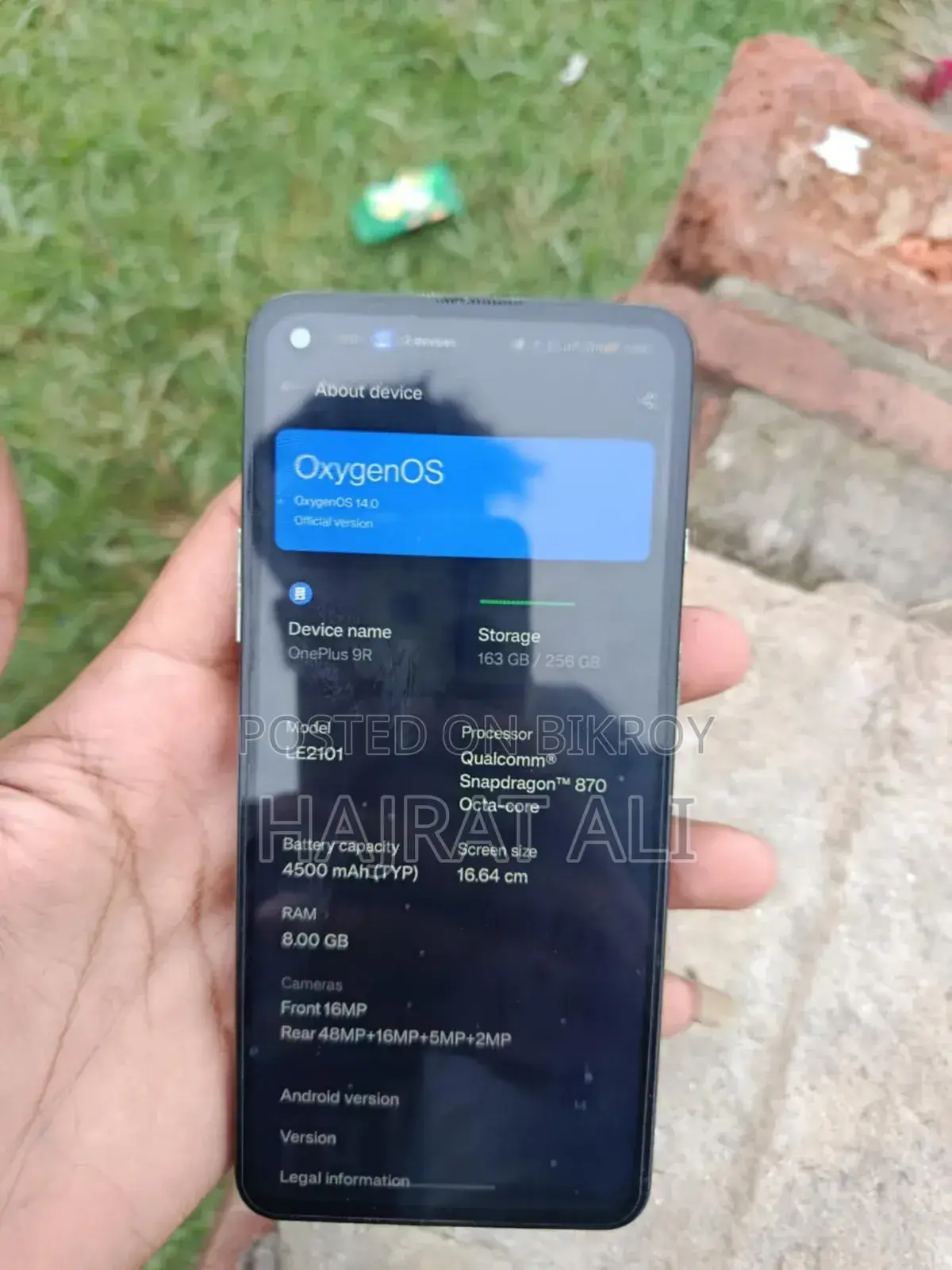 OnePlus 9R 256 GB Green