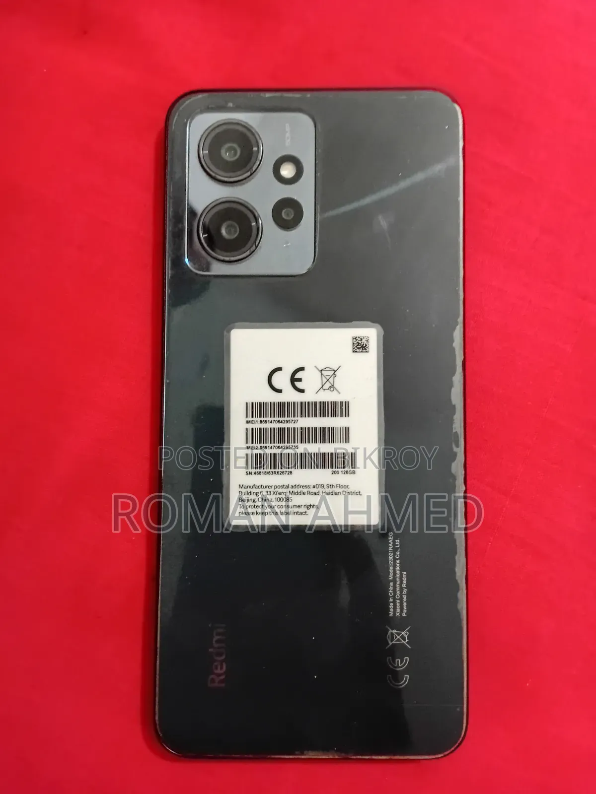 Xiaomi Redmi Note 12 128 GB Black
