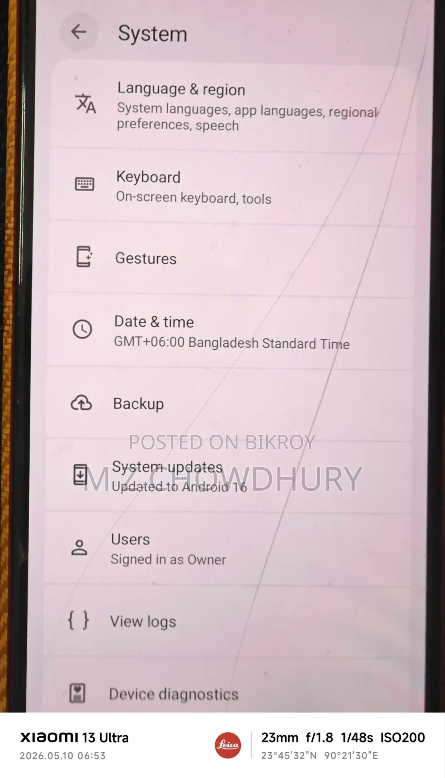 গুগল পিক্সেল ৬এ ১২৮ জিবি ব্ল্যাক