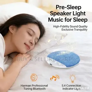 Bluetooth Pillow Speaker for Sleeping, Flat Design 3 Modes White Noise