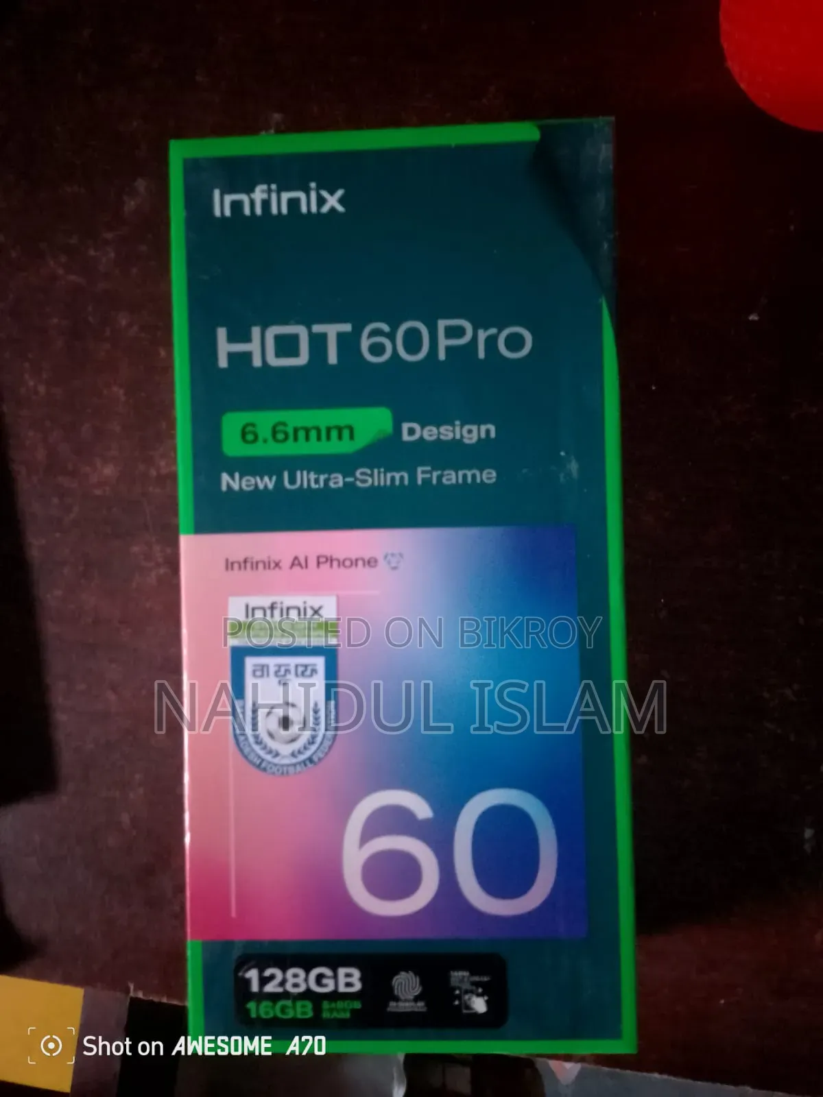 Infinix Hot 60 Pro 128 GB Silver