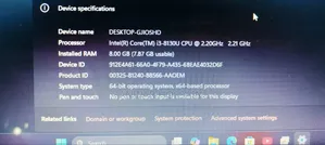 Laptop HP ProBook 450 G5 8GB Intel Core I3 SSD 256GB