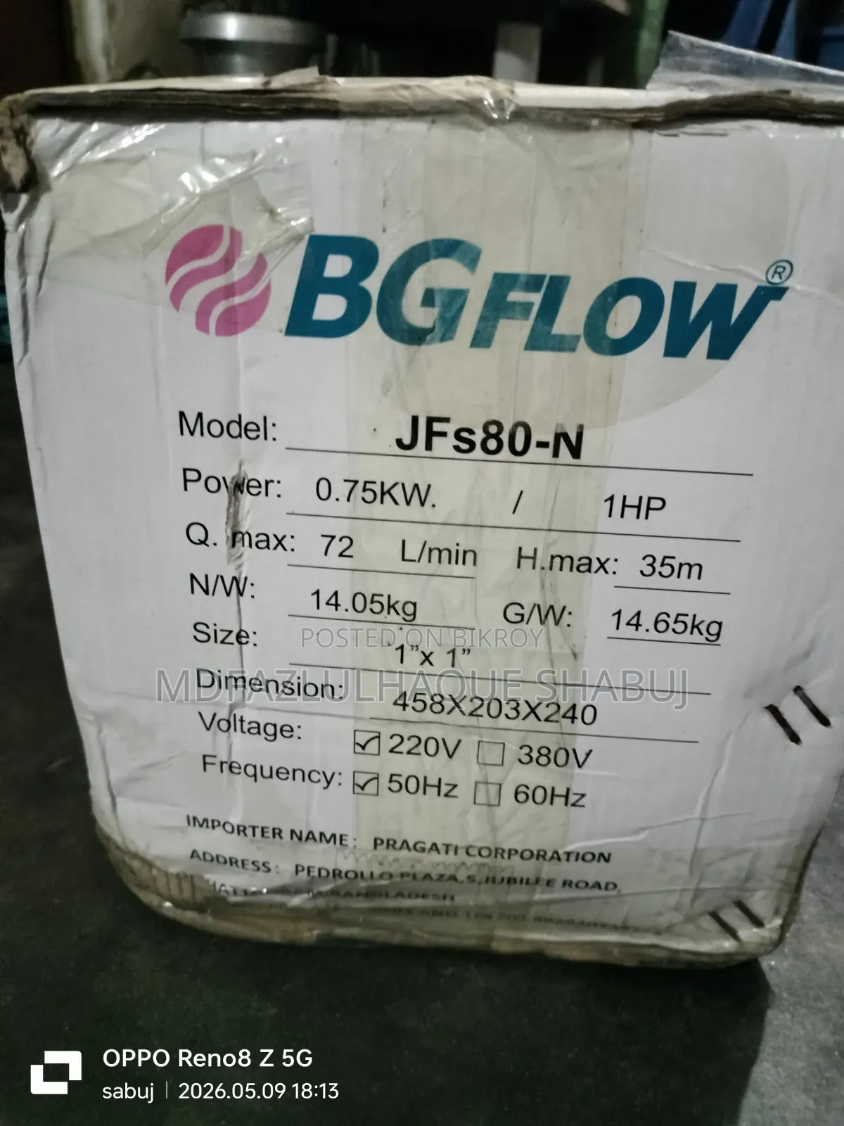 Bg Flow Water Pump