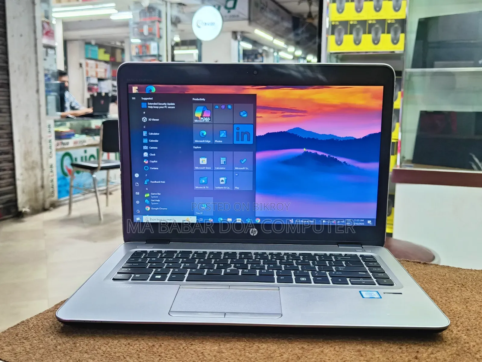 Laptop HP EliteBook 840 G3 8GB Intel Core I5 SSD 256GB