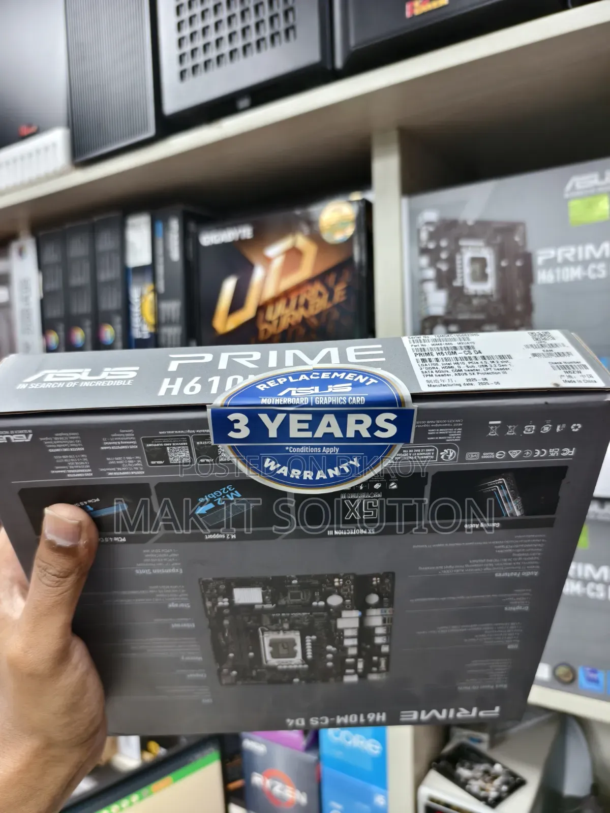Asus Prime H610m-Cs D4 Matx Motherboard