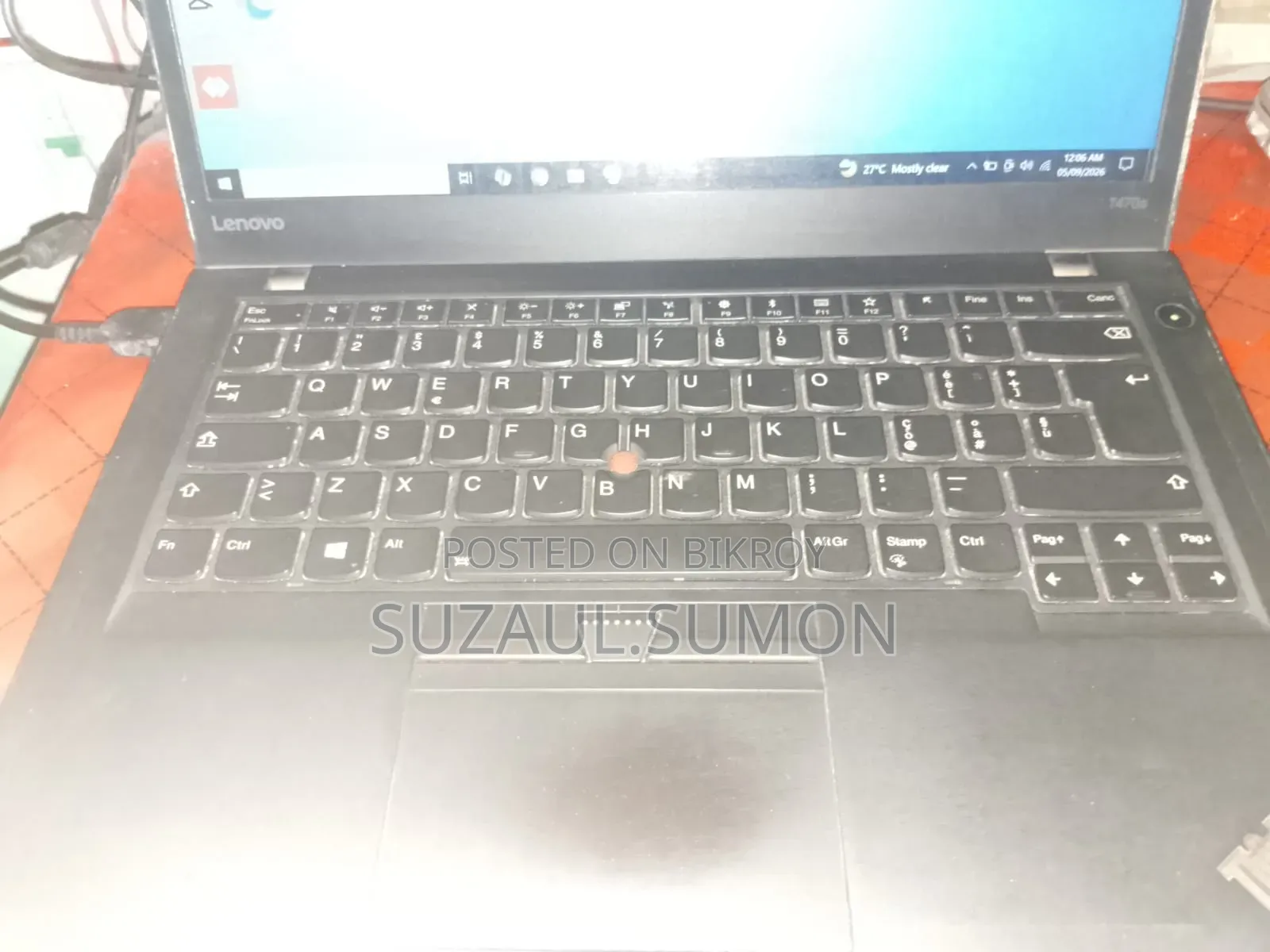 ল্যাপটপ Lenovo ThinkPad T400 4GB Intel Core I5 SSD 256GB