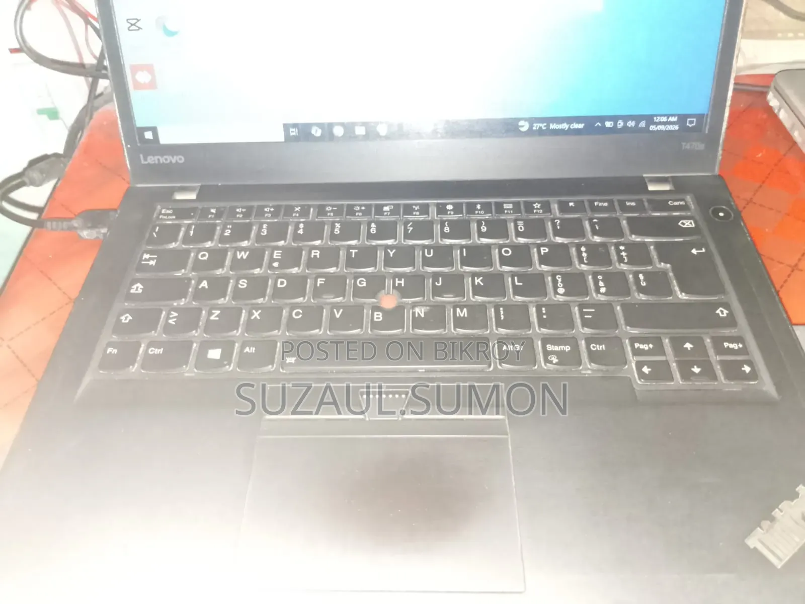 ল্যাপটপ Lenovo ThinkPad T400 4GB Intel Core I5 SSD 256GB