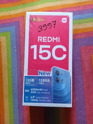Xiaomi Redmi 15C 4G 128 GB Black