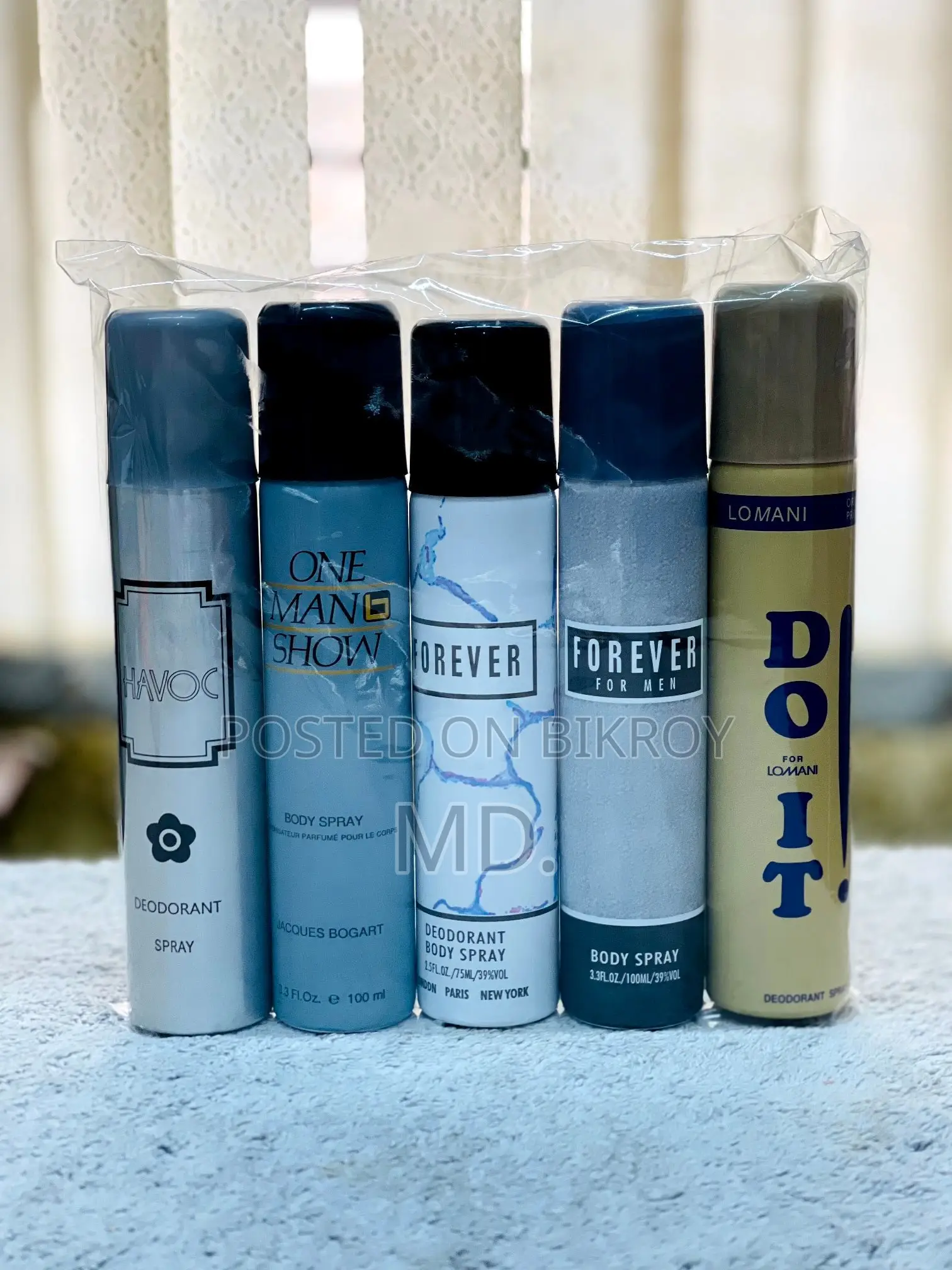 Body Spray Combo 5pcs | Long Lasting Fragrance Deal for Men!