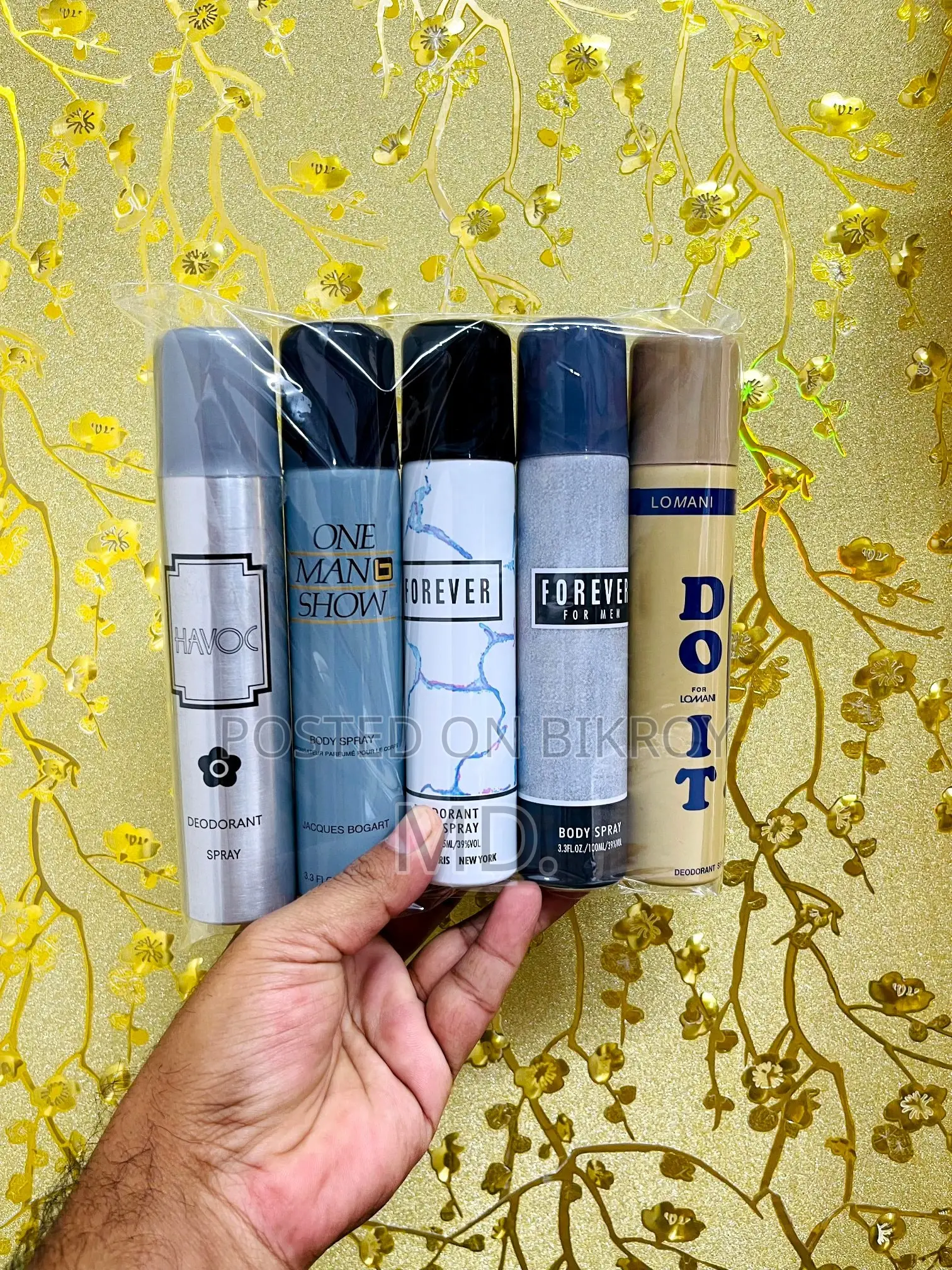 Body Spray Combo 5pcs | Long Lasting Fragrance Deal for Men!