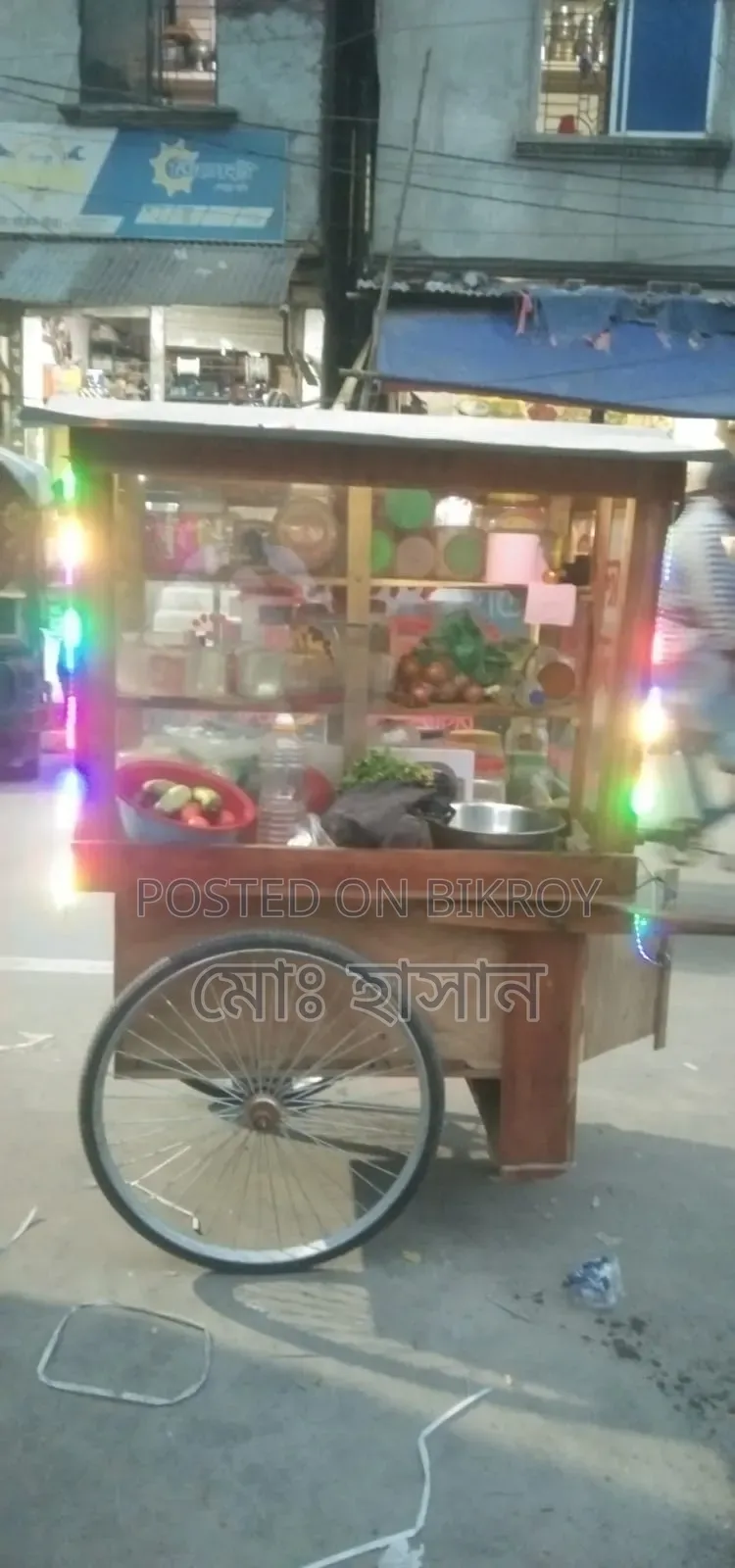 This newly built cart is for sale